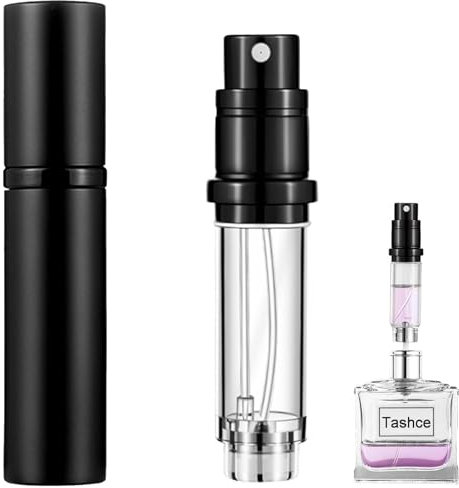 Tashce 5ml Porta Profumo da Viaggio Ricaricabile, Atomizzatore Profumo, Vaporizzatore da Viaggio, Mini Bottiglia Spray Portatile, Atomizzatore Nebulizzatore Profumo, per Viaggiare, Festa, Vita