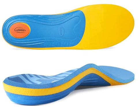 3ANGNI Semelles orthopédiques pour pieds plats,fasciite plantaire,épine calcanéenne,douleurs au talon pour femmes et hommes