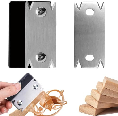 Kantenschneider für Holzbearbeitung, Tragbar Manueller Kantenanleimschneider, Kantenschneider, Manueller Kantenanleimschneider mit 1 Ersatzklinge, Umleimer, Rutschfest Kantenhobel für Holz PVC ABS