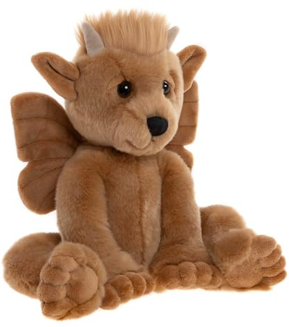 Charlie Bears Bartizan | Fantasy Brown Gargoyle Plush Character for Kids | Bearhouse Stuffed Toy