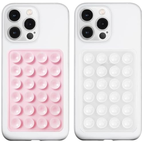 Neuytiky 2Pcs Support Ventouse Telephone,Coque Ventouse,Support Telephone Ventouse