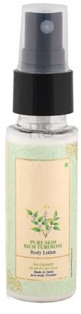 Ayurvedic Natural Skin Rich Tuberose Herbal Body Lotion | Deep Nourishing Moisturizer for Silky, Smooth Skin | For Men & Women (30 ml)