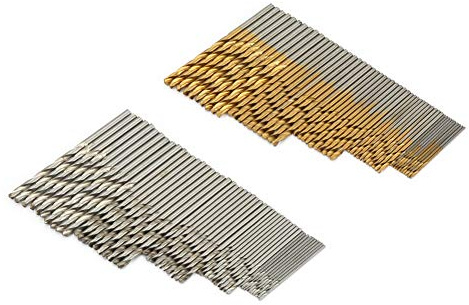 CHICIRIS 100-teiliges, Beschichtetes und ßes Spiralbohrer-Set – Ideal Zum Bohren in Holz, Kunststoff und Aluminium