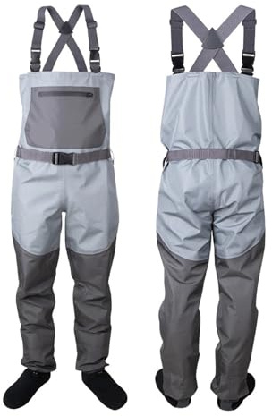 CGRSDSD Vadare för män kängfot bröst fiske vadare andas vattentät vadare för flugfiske jakt S M L XL XXL fisketillbehör