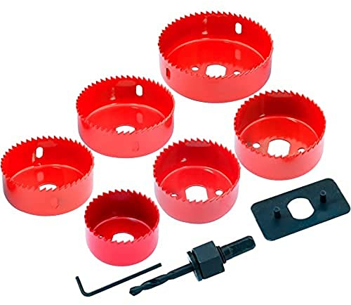 Rolson 58143 - Set di frese a tazza, 9 pezzi