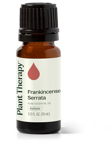 Plant Therapy Frankincense Serrata Essential Oils 100% Pure, Undiluted, Natural Aromatherapy, Frankincense Oil for Diffuser, Skin, Massage, & Joint Health, Therapeutic Grade 10 mL (1/3 oz)