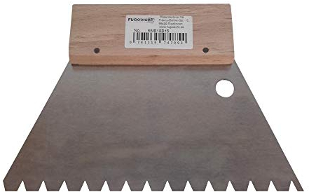 Fugodicht Leim Klebstoff Zahnspachtel Bodenleger Normalstahl B15 7.0x5.5mm gezahnt 180mm