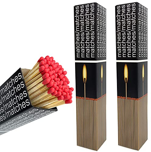 180 Extra Long Matches for Stoves BBQ Open Fires and fireplaces 2 Boxes!