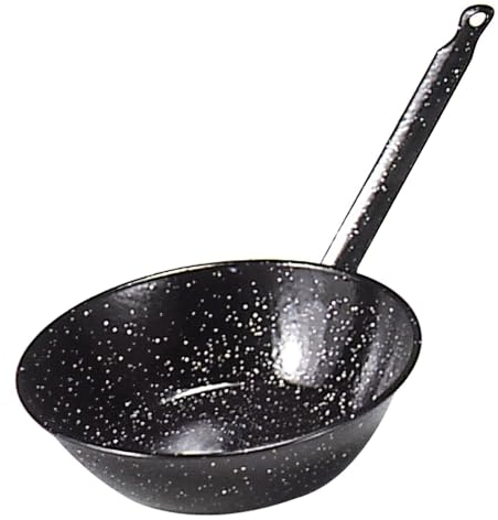 Garcima - Sartén Doble Honda Con Mango Esmaltada 40 cm.