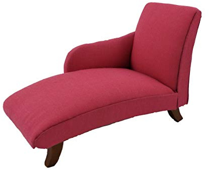 Melody Jane Puppen-Häuser Modern Pink Chaiselongue Zeitgenössisch 1:12 Möbel