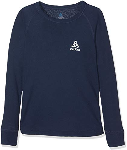 Odlo Unisex Kinder Bl Top Crew Neck L/S Active Warm Kids Unterhemd