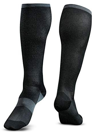 Champro Calcetines de Hockey AS8BM para Hombre, Talla M, Color Negro, Talla M