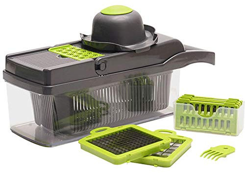 ZHOUM Multifunktionaler Gemüseschneider Papaya-Fruchtschäler Kartoffel-Karotten-Shredder