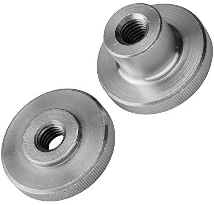 Rändelmuttern niedrige Form M8 aus Edelstahl A1 (50 Stück) | DIN 467 - mit gerändeltem Rand - Maschinenbaumuttern von MESAROS®