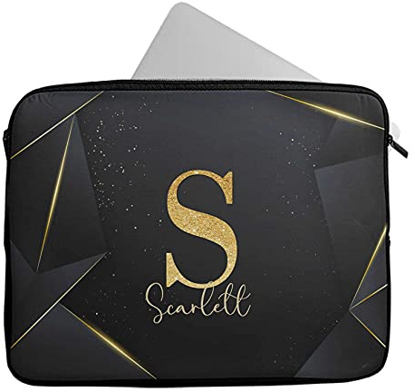 Novelty Things Personalised Any Name Patterned Design Laptop Case Sleeve Tablet Bag Chromebook Gift 266 (12-13 inch)