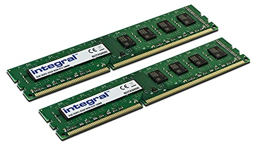 Integral 8GB (2x 4GB) DDR3 RAM 1600MHz DIMM Kit de memoria para PC de escritorio