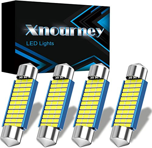 578 Lampadina a festone LED, 42 mm 41 mm 1,65 pollici Festone DE3425 DE3423 211-2 LED, 12V 33SMD Lampadine bianca per interni auto Cupola Mappa Luce di cortesia 212-2 Led, 4 pezzi
