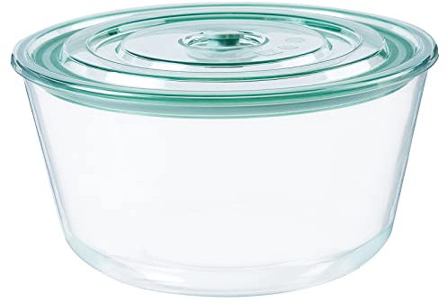 Opexscal 2-in-1 Trifle Bowl with Lid, Trifle Dish for Layered Desserts, Large Salad Bowl with Lid