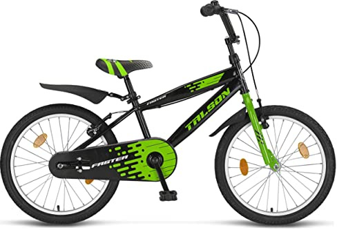 Talson 20 Zoll Kinderfahrrad inkl. Reflektoren, Schutzblech und weiterem Zubehör Mädchen Jungen Fahrrad