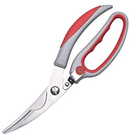 Poultry Shears - Heavy Duty Kitchen Scissors for Cutting Chicken, Poultry, Game, Bone, Meat - Chopping Food - Spring Loaded