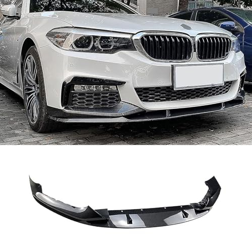 Auto Frontspoiler für BMW 5 Series G30 M Sport 2018 2019 2020, Frontstoßstange Spoiler Lip Splitter Diffusor, Auto Frontlippe Body Kit Zubehör,Carbon Fiber Look