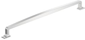 Amerock BP5402426 Westerly Gerätegriff, 457 mm, Mitte zu Mitte, poliertes Chrom, Küchenschrank-Hardware, Möbelbeschläge, Schubladengriff