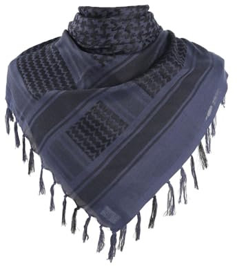 MAKFORT Herren Shemagh Halstuch arabisches Kopftuch Pali Palästinenser Arafat Tuch Multicolor Baumwolle