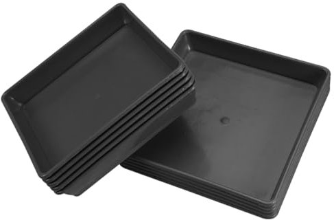 Sosoport 10 Pièces Soucoupes pour Plantes Lot de Bacs Égouttage pour Pots De Fleurs Soucoupes pour Pots De Bonsaï Récipients pour