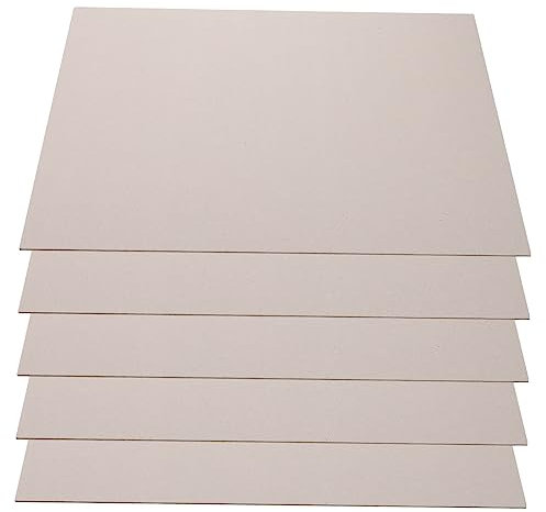JEWEDECO 5stücke Graupappe Doppelseitiges Bastelpapier Für Zeichnen Malen Und -projekte Für Kinderhandwerk Und Modellbau