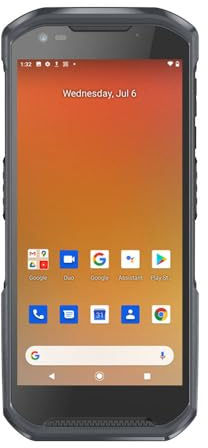 [Android 13 + 2D escáner] RUGILINE - Ordenador móvil con escáner de código de barras 2D de 5.5 pulgadas, PDA, compatible con NFC inalámbrico Wi-Fi 4G LTE para entrega en almacén, inventario minorista,