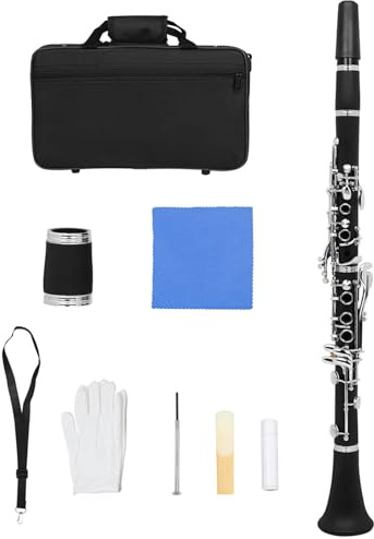 Holzblasband & Orchester Musikinstrument Standard Klarinette Set 17 B Flat Student Anfänger Flache Klarinette