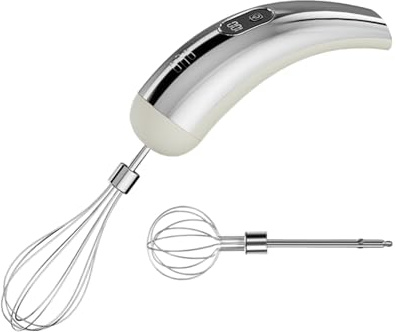 Frusta elettrica - Frullatore da cucina portatile 18x5,5 cm | Forniture per la cottura Frullatore a immersione elettrico, per cuocere torte, creme, alimenti, bevande, frullati proteici, cucin