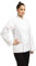 Whites Chefs Clothing Vegas Unisex Chefs Jacket Long Sleeve - Large / L - White, Chest Size: 44-46 inch / 112-117 cm, Polycotton, Suitable for Commercial Laundering, A134-L