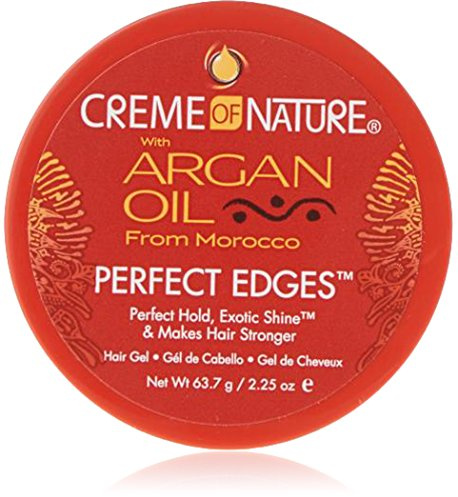 Creme of Nature Argan Oil Perfect Edge Hair Gel 63.7 g, CNPED, 63.7 g (Pack of 1)