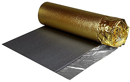 Underlay for Laminate Wood Flooring Gold Foam Floor Rolls Pack of 2 30m2