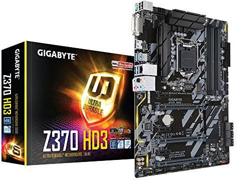 Gigabyte Z370 HD3 chipset LGA 1151 V2 scheda madre ATX DDR4 SDRAM – nero