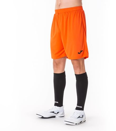 Joma Nobel Pantalones Cortos, Hombre, Naranja, XS