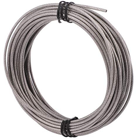 SAVITA 2 mm×10m (32.5 feet) Stainless Steel Heavy-Duty Picture Hanging Wire, Suitable For Garden, Home DIY, Mirror, Clock, Photo Frame, Artwork Support and Suspension