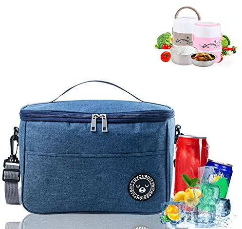 TaimeiMao Kühltasche Klein, 6L Isoliertasche Lunchtasche, Mini Kühltasche Faltbar, Lunch Bag, Picknicktasche, Tragbar Lunchbox Tasche für Unterwegs Arbeit Schule Reisen Büro Picknick
