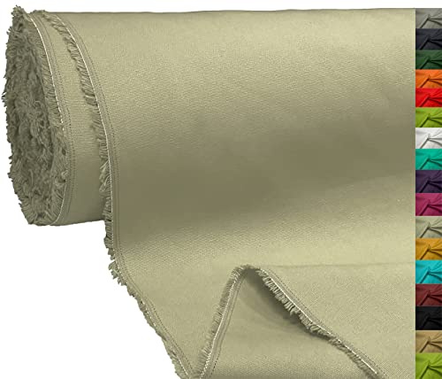 A-Express 100 % bomullsduk tygmaterial klädtillverkning tyg gardinväskor 145 cm bred 250 GSM säljs per meter – 1 meter 100 cm x 145 cm aska