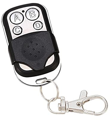 Télécommande universelle pour porte de garage 433 MHz – Télécommande universelle DC 12 V pour portail, télécommande à 4 liaisons Coatuiyo