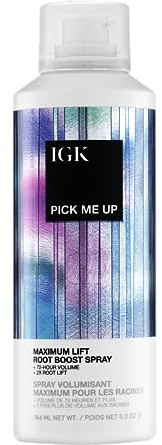 IGK PICK ME UP Maximum Lift Root Boost Spray | Instantly Lifts, Adds Volume + Thickness | Vegan + Cruelty Free | 5 Oz