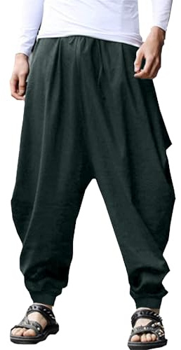YAOHUOLE Pantalon de Sport Homme Sarouel Décontracté Baggy Elastique Harme Pants