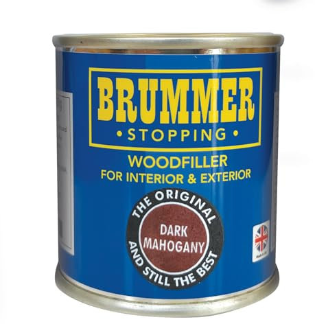 Brummer Mastic pour bois d'acajou foncé 250 g