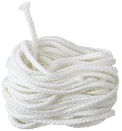 Ilmkerze® Docht Kerzendocht für Kerzen bis 8 cm Durchmesser Länge 5 m | 100% Baumwolle | geeignet für Bienenwachs, Paraffin, Sojawachs, Rapswachs und viele andere Wachse DIY