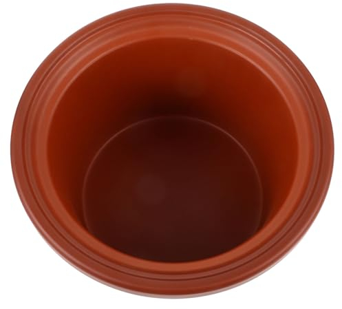 IMIKEYA Revêtements De Mijoteuse Insert De Pot Réutilisable En Céramique De 4 5 L Accessoires De Revêtement De Pot En Grès De Remplacement Pour Mijoteuses Rondes Sans Danger Pour Les