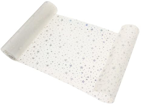 BELLIFFY 1rolle Pvc Transparentes Glitzer-folienblatt Mit Sternen-muster Für -taschen Handwerksprojekte Und Schuhherstellung Vielseitiges Bastelmaterial Für Kreative Enthusiasten