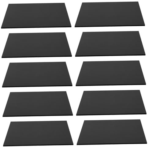 BUGUUYO 10stücke Acrylplatten Diy Handwerk Malerei Dekoration Bastelbedarf Acryl Blatt Für Kunst Und Fotografie