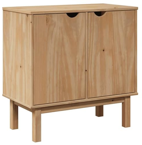 vidaXL Flurschrank OTTA 75x40x75 cm Massivholz Kiefer