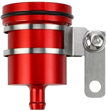WUYUEY Réservoir de Liquide de Frein pour KA&WASAKI Z750 Z 750 Z750 2005-2012 Cylindre De Réservoir d'embrayage De Frein De Moto Réservoir D'huile Tasse De Fluide D'huile Accessoires(Rouge,No Logo)